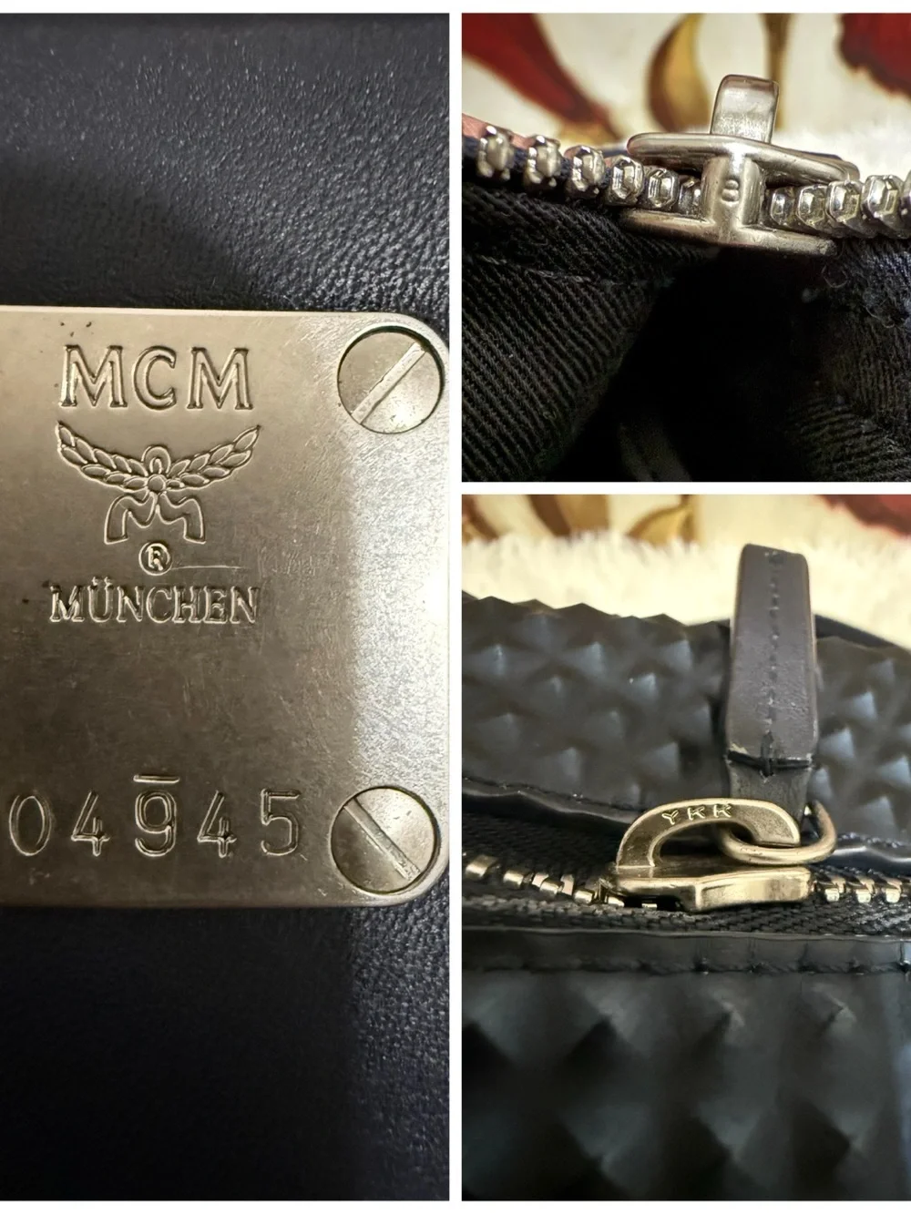 MCM Black Leather Backpack Limited Edition